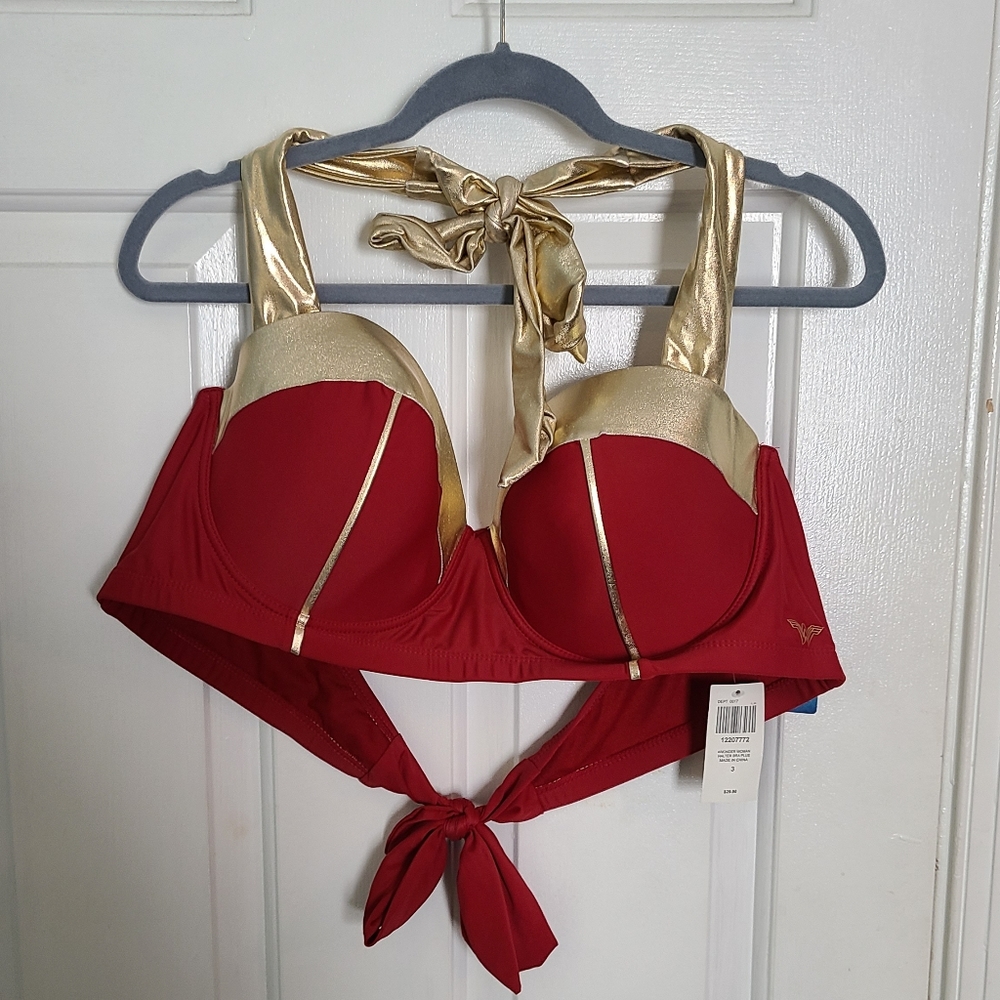 Wonder Woman Swim Top